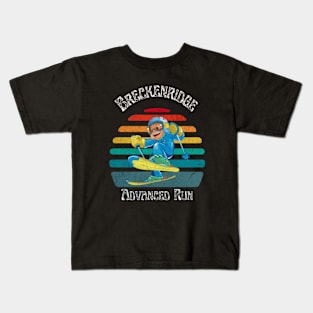 Breckenridge Snow Skiing Kids T-Shirt